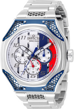 Load image into Gallery viewer, Invicta Racing Hex Racer Men's 46mm White Dial Blue Day Date Quartz Watch 50061-Klawk Watches