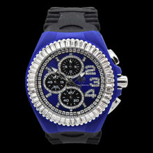 Load image into Gallery viewer, TechnoMarine Cruise JellyFish Mens 45mm Blue 260 Crystals Chrono Watch TM-121182-Klawk Watches