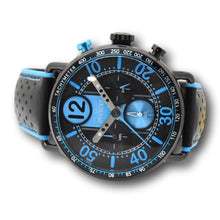 Load image into Gallery viewer, Invicta Racing Men's 44mm Blue & Black Leather Japan Chronograph Watch 49367-Klawk Watches