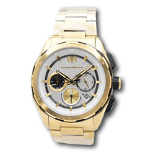 Load image into Gallery viewer, TechnoMarine Ocean Nomad Men's 43mm Silver Dial Gold Chronograph Watch TM-318093-Klawk Watches