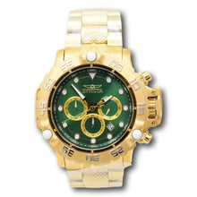 Load image into Gallery viewer, Invicta Subaqua Poseidon Green Dial Gold Band Luminous Chronograph Watch 47185-Klawk Watches