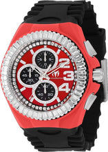 Load image into Gallery viewer, TechnoMarine Cruise JellyFish Mens 45mm Red 260 Crystals Chrono Watch TM-121185-Klawk Watches