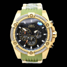 Load image into Gallery viewer, Invicta Bolt Cable Valkir Green& Gold Men's 52mm Quartz Chronograph Watch 48385-Klawk Watches