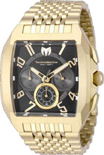 Load image into Gallery viewer, TechnoMarine Aqua Quadrant Men's Black Dial Gold Chronograph Watch TM-226025-Klawk Watches