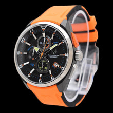 Load image into Gallery viewer, TechnoMarine Ocean Quantum Men's 44mm Black Orange Sport Chrono Watch TM-318128-Klawk Watches