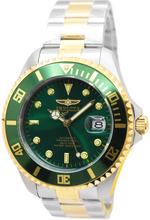 Load image into Gallery viewer, Invicta Pro Diver Automatic 35727 Men's 47mm Green Dial Two Tone Gold Watch-Klawk Watches