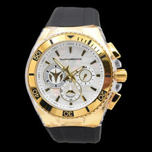 Load image into Gallery viewer, Technomarine Cruise California Men's 47mm White Pearl Dial Gold Chrono Watch-Klawk Watches