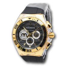 Load image into Gallery viewer, Technomarine Cruise California Men's 47mm Black Monogram Gold Chronograph Watch-Klawk Watches
