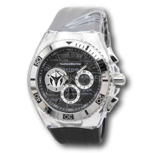 Load image into Gallery viewer, Technomarine Cruise California Mens 47mm Black Monogram Silver Chronograph Watch-Klawk Watches