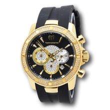Load image into Gallery viewer, TechnoMarine UF6 TM-621011 Men's 45mm Gold Crystal Chronograph Black Watch-Klawk Watches
