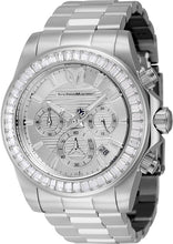 Load image into Gallery viewer, TechnoMarine Manta Ray Lux Men's 42mm 48 Crystals Silver Chrono Watch TM-222001-Klawk Watches