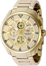 Load image into Gallery viewer, TechnoMarine Ocean Quantum Men's 44mm Triple Gold Chronograph Watch TM-318130-Klawk Watches