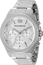 Load image into Gallery viewer, TechnoMarine Ocean Emperor Radiant Silver Steel Men's 43mm Watch TM-318151-Klawk Watches