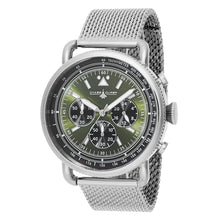 Load image into Gallery viewer, Chase Durer By Invicta Men's Aviator Emerald Green Mesh Chrono Watch CDW-0150-Klawk Watches