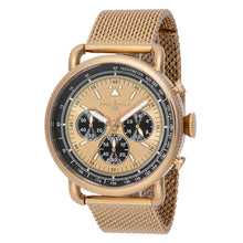 Load image into Gallery viewer, Chase Durer By Invicta Men's Aviator Double Gold Mesh Chrono Watch CDW-0153-Klawk Watches
