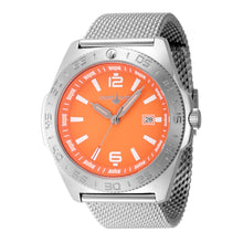 Load image into Gallery viewer, Chase Durer By Invicta Mens 45mm Orange Super Nova Glow Mesh Band Watch CDW-0180-Klawk Watches