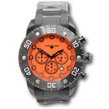 Load image into Gallery viewer, Chase Durer CDW-0118 Men’s 50mm Gray Chronograph Watch Orange Full Lume Dial-Klawk Watches