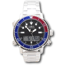Load image into Gallery viewer, Invicta Pro Diver 46.5mm Men's Pepsi Bezel Ana-Digi Dual Time Watch 48371-Klawk Watches