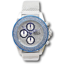 Load image into Gallery viewer, Invicta Pro Diver Women's 40mm Silver PAVE Crystal Blue Chronograph Watch 43875-Klawk Watches