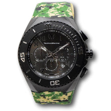 Load image into Gallery viewer, Technomarine Ocean Manta Mens 48mm Light Green Camo Strap Chrono Watch TM-221044-Klawk Watches