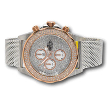 Load image into Gallery viewer, Invicta Pro Diver 43mm Men’s Luxury Chronograph Rose Gold Pave Crystal MOP Watch-Klawk Watches