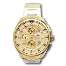 Load image into Gallery viewer, TechnoMarine Ocean Quantum Men's 44mm Triple Gold Chronograph Watch TM-318130-Klawk Watches