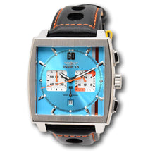 Load image into Gallery viewer, Invicta S1 Rally Cuadro Men's 45mm Blue GMT Black Leather Chrono Watch 44748-Klawk Watches