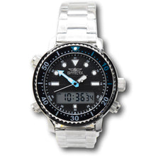 Load image into Gallery viewer, Invicta Pro Diver 46.5mm Men's Stainless Ana-Digi Dual Time Watch 48370-Klawk Watches