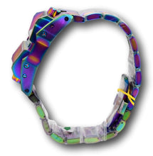 Load image into Gallery viewer, Invicta Akula Dual Time Mens 50mm Rainbow Iridescent Swiss Quartz Watch 41712-Klawk Watches