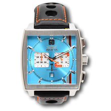Load image into Gallery viewer, Invicta S1 Rally Cuadro Men's 45mm Blue GMT Black Leather Chrono Watch 44748-Klawk Watches