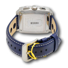 Load image into Gallery viewer, Invicta S1 Rally Cuadro Men's 45mm Dark Blue GMT Leather Chrono Watch 44299-Klawk Watches