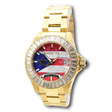 Load image into Gallery viewer, Invicta Pro Diver Puerto Rico Edition Lady 38mm Gold 38 Crystals Watch 49615-Klawk Watches