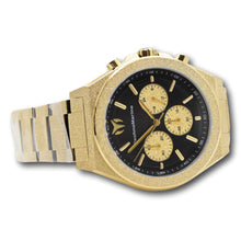 Load image into Gallery viewer, TechnoMarine Ocean Emperor Men's 43mm Gold Black Watch Radiant Gold TM-318154-Klawk Watches