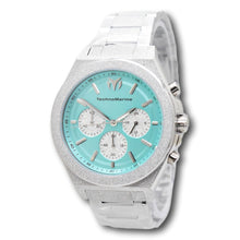 Load image into Gallery viewer, TechnoMarine Ocean Emperor Men's 43mm Turqoise Watch Radiant Silver TM-318152-Klawk Watches