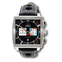 Load image into Gallery viewer, Invicta S1 Rally Cuadro Monaco Men's 45mm Black GMT Leather Chrono Watch 44747-Klawk Watches