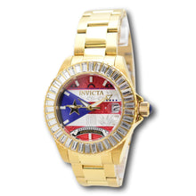 Load image into Gallery viewer, Invicta Pro Diver Puerto Rico Edition Lady 38mm Gold 38 Crystals Watch 49615-Klawk Watches