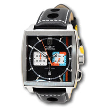 Load image into Gallery viewer, Invicta S1 Rally Cuadro Monaco Men's 45mm Black GMT Leather Chrono Watch 44747-Klawk Watches