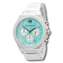 Load image into Gallery viewer, TechnoMarine Ocean Emperor Men's 43mm Turqoise Watch Radiant Silver TM-318152-Klawk Watches