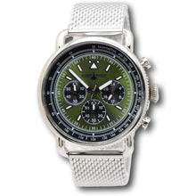 Load image into Gallery viewer, Chase Durer By Invicta Men's Aviator Emerald Green Mesh Chrono Watch CDW-0150-Klawk Watches