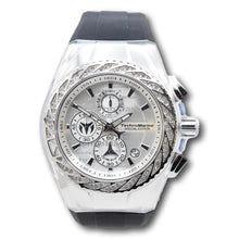 Load image into Gallery viewer, TechnoMarine Cruise Glitz Crystals 45mm Men's Chronograph Silver Black TM-125014-Klawk Watches