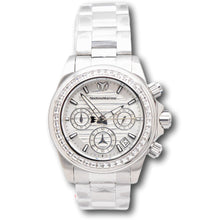 Load image into Gallery viewer, Technomarine Manta Ray Women's 38mm Silver Crystal Luxe Chrono Watch TM-222009-Klawk Watches