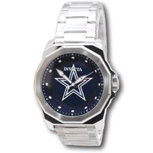 Load image into Gallery viewer, Invicta NFL Dallas Cowboys Men's 42mm Blue Dial Stainless Quartz Watch 47920-Klawk Watches