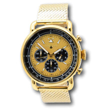 Load image into Gallery viewer, Chase Durer By Invicta Men's Aviator Double Gold Mesh Chrono Watch CDW-0153-Klawk Watches
