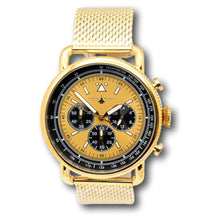 Load image into Gallery viewer, Chase Durer By Invicta Men's Aviator Double Gold Mesh Chrono Watch CDW-0153-Klawk Watches