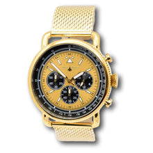 Load image into Gallery viewer, Chase Durer By Invicta Men's Aviator Double Gold Mesh Chrono Watch CDW-0153-Klawk Watches