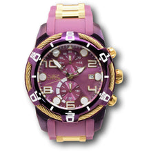 Load image into Gallery viewer, Invicta Bolt Cable LUME Markers Men's 50mm Purple & Gold Chrono Watch 40725-Klawk Watches