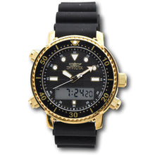 Load image into Gallery viewer, Invicta Pro Diver Men's 46.5mm Gold Dual Time Digital Ana-Digi Watch 48369-Klawk Watches