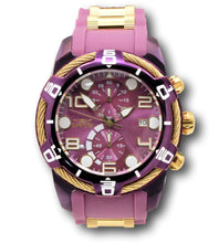 Load image into Gallery viewer, Invicta Bolt Cable LUME Markers Men's 50mm Purple & Gold Chrono Watch 40725-Klawk Watches