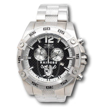 Load image into Gallery viewer, Invicta NFL Las Vegas Raiders Men's 52mm Carbon Fiber Flyback Chrono Watch 45415-Klawk Watches