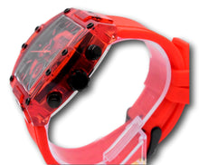 Load image into Gallery viewer, Invicta S1 Rally Diablo Men's 48mm Clear Red Anatomic Dial Chrono Watch 44352-Klawk Watches